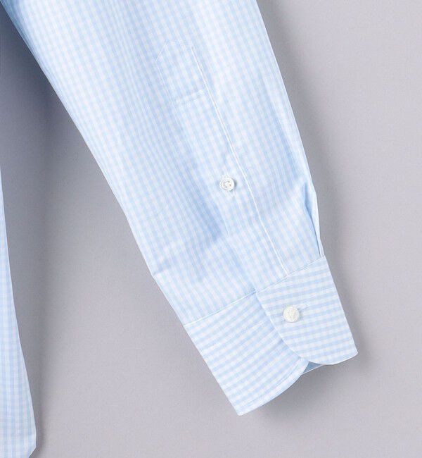 UNITED ARROWS「ALUMO/チェック ワイドカラー シャツ」|シャツ・ブラウス|