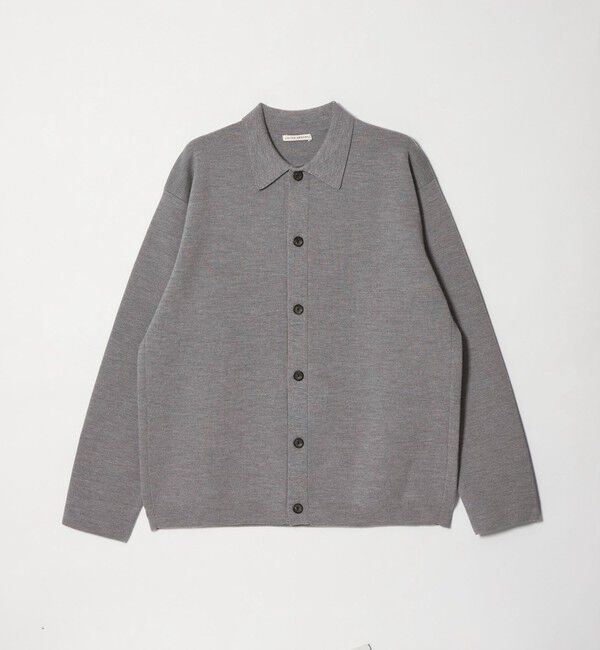 UNITED ARROWS「ウール カシミヤ スウェット ポロカラー カーディガン」|カーディガン|