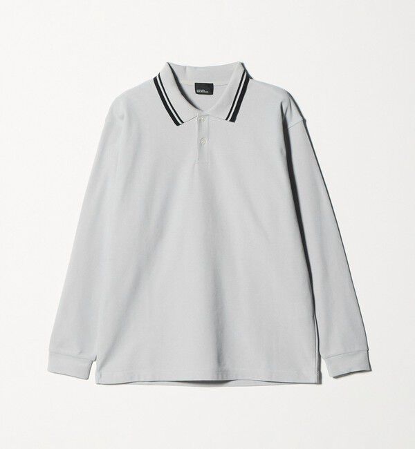 UNITED ARROWS green label relaxing「【WEB限定】ドライ クリーン ロングスリーブ ポロシャツ -吸水速乾・抗菌-」|ポロシャツ|LT.GRAY