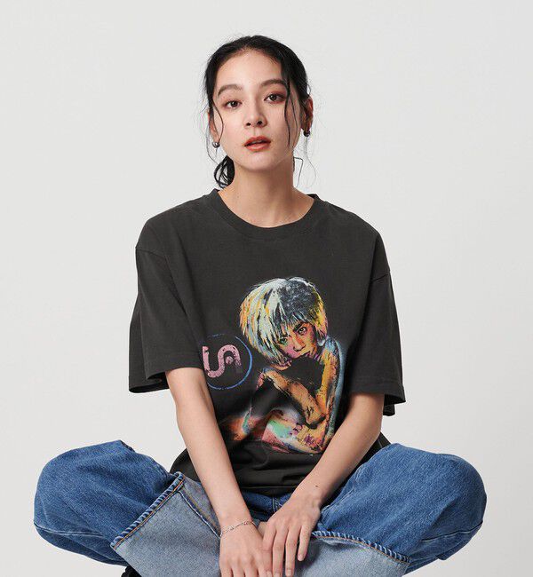 BEAUTY&YOUTH UNITED ARROWS「【別注】＜WAYP MUSIC&times;BEAUTY＆YOUTH＞UA 1995 Tシャツ」|Tシャツ・カットソー|BLACK