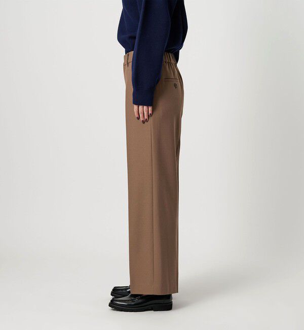 BEAUTY&YOUTH UNITED ARROWS「裏起毛バックゴム ストレートパンツ ウォッシャブル」|スラックス|