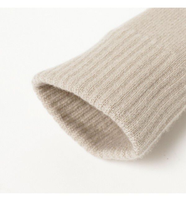 Demi-Luxe BEAMS 「ASAUCE MELER / カシミヤ フィンガーレス グローブ」|手袋|