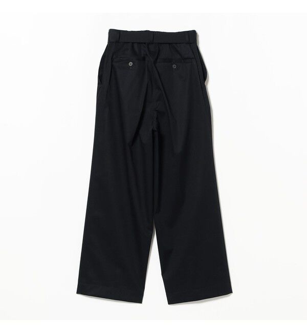 Demi-Luxe BEAMS 「Oggi &times; Demi-Luxe BEAMS / コットン ベルテッドパンツ」|チノ|
