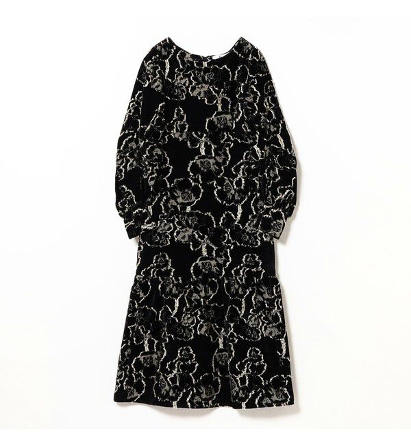 Ray BEAMS 「RBS / ジャカード ベルベット ワンピース」|ワンピース|