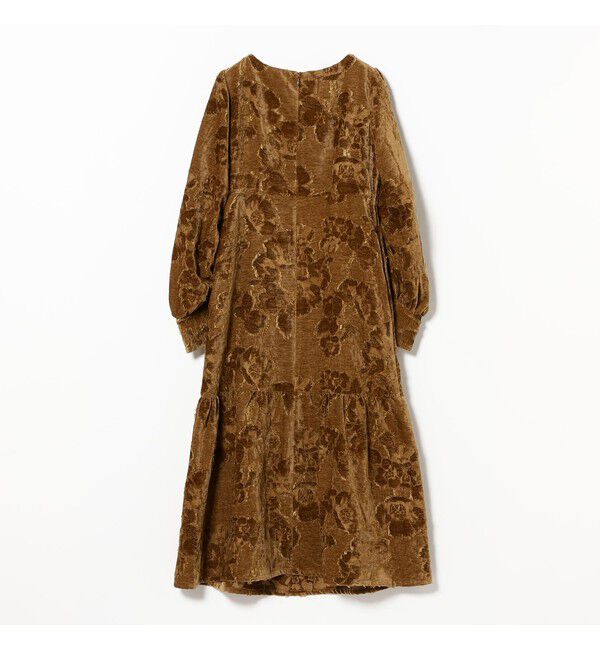 Ray BEAMS 「RBS / ジャカード ベルベット ワンピース」|ワンピース|