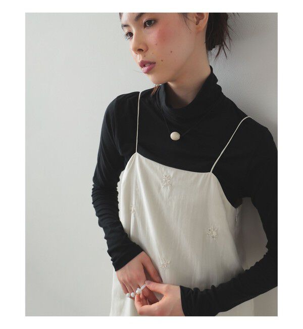 Ray BEAMS 「ビーズ 刺繍 キャミ ワンピース」|ワンピース|