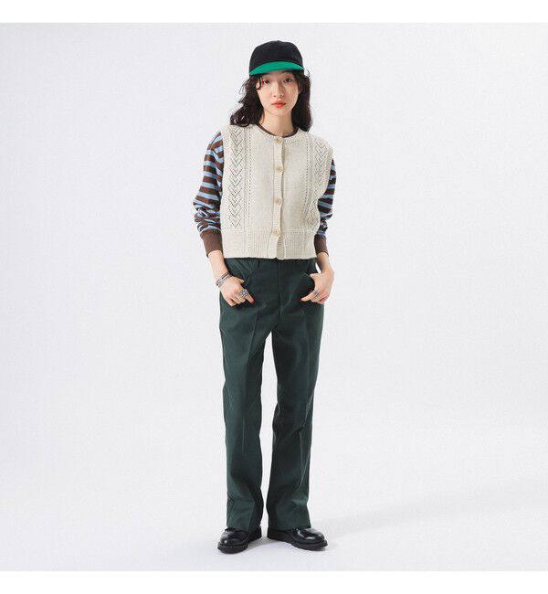 BEAMSBOY「ポリエステル ツイル スラックス」|スラックス|