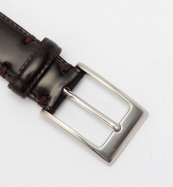 BEAMS「ソフトガラスレザーベルト」|ベルト|