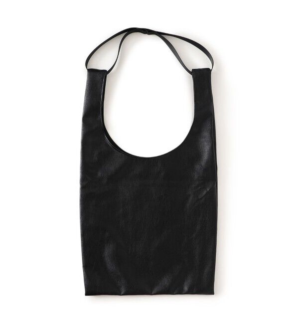 BEAMS「フェイクレザー ショッパー L」|ポーチ|