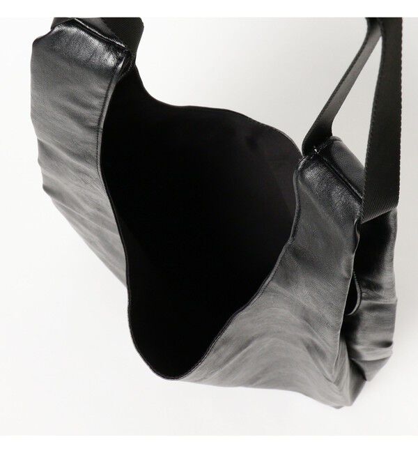 BEAMS「フェイクレザー ショッパー L」|ポーチ|