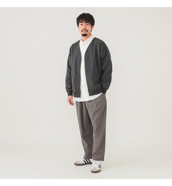 BEAMS「ドライ 2プリーツ イージーパンツ」|チノ|