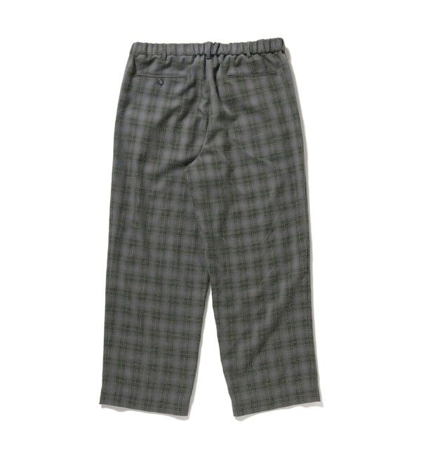 BEAMS「ブークレ チェック イージーパンツ」|チノ|