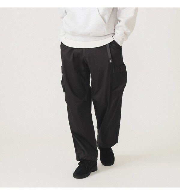 BEAMS「【別注】Gramicci / フェード ツイル 6ポケットパンツ」|チノ|BLACK