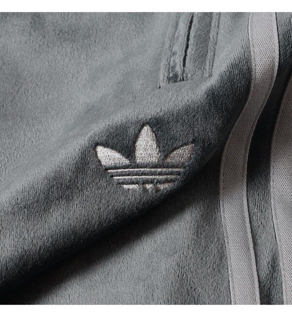 BEAMS「adidas / FB TP ベロア トラックパンツ」|チノ|