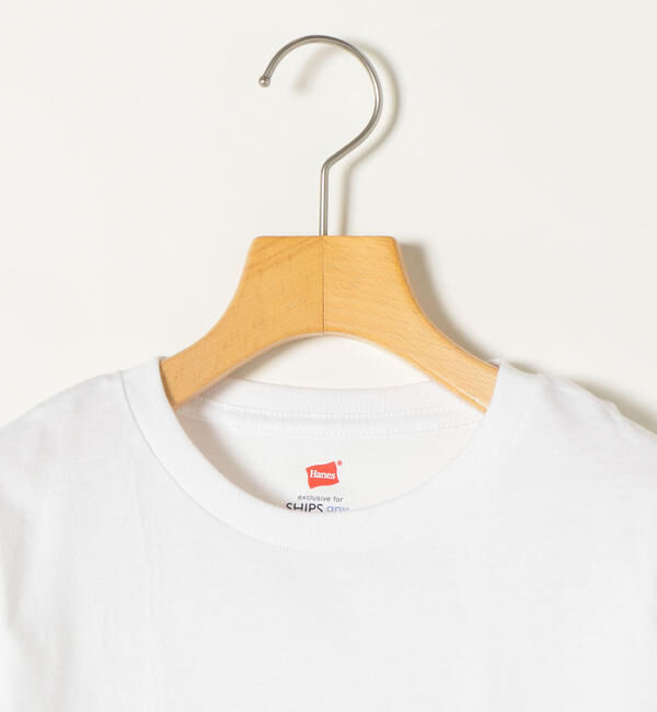 SHIPS any「SHIPS any&times;Hanes: 別注 ユーティリティー ベーシック 半袖Tシャツ＜KIDS＞」|Tシャツ・カットソー|