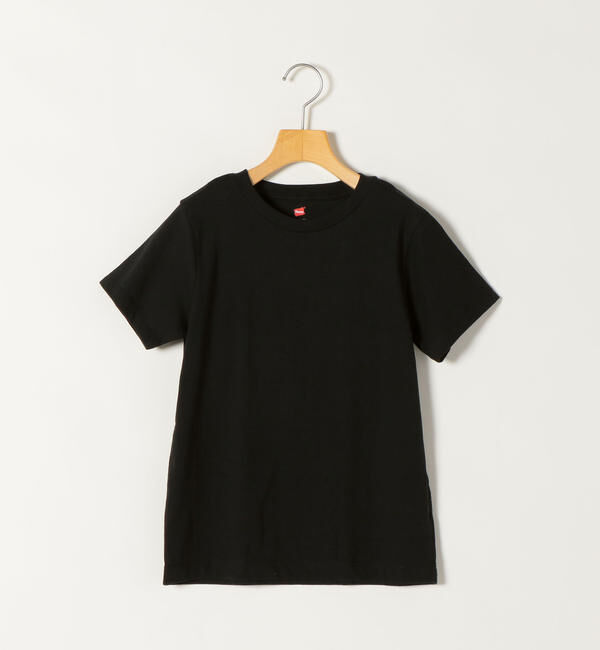 SHIPS any「SHIPS any&times;Hanes: 別注 ユーティリティー ベーシック 半袖Tシャツ＜KIDS＞」|Tシャツ・カットソー|ブラック