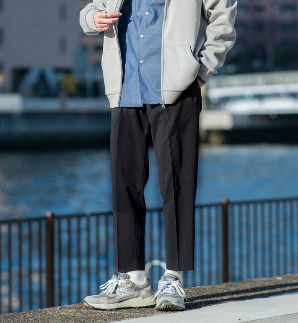 SHIPS any「SHIPS any: COOLMAX（R) アンクル テーパード パンツ ＜セットアップ対応＞◇」|スラックス|