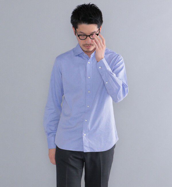 SHIPS「SHIPS：ウォッシュド オックスフォード カラー 無地 シャツ」|シャツ・ブラウス|