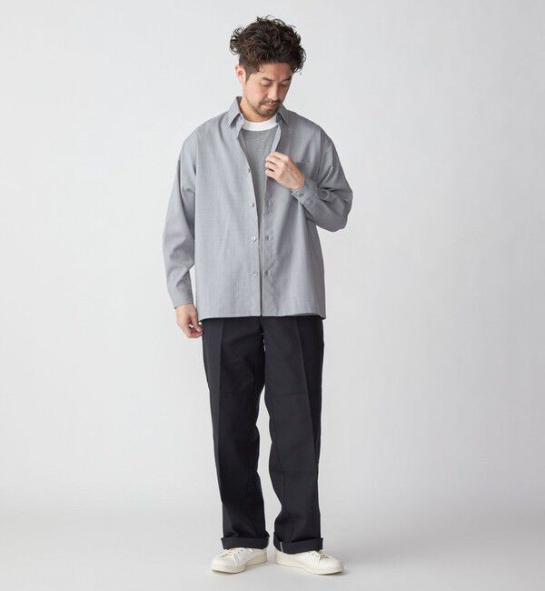 SHIPS「SHIPS: 16ゲージ コットン ボーダー ライト ニットTシャツ」|ニット・セーター|