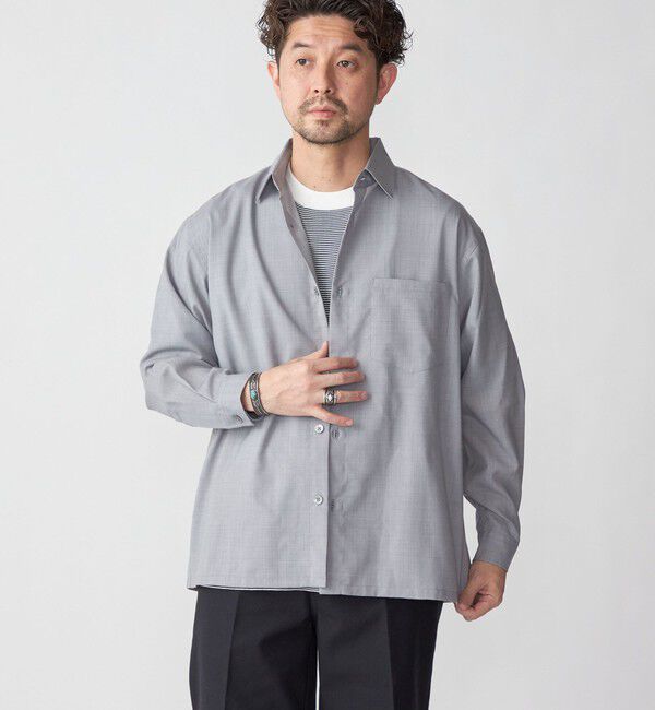 SHIPS「SHIPS: 16ゲージ コットン ボーダー ライト ニットTシャツ」|ニット・セーター|