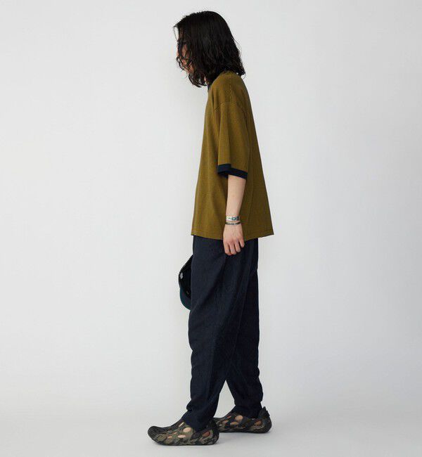 SHIPS「SHIPS: 16ゲージ コットン ボーダー ライト ニットTシャツ」|ニット・セーター|