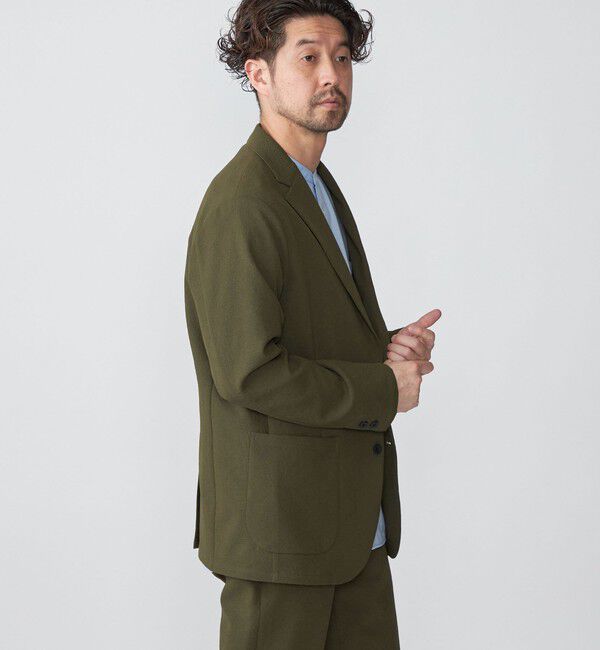 SHIPS「SHIPS:〈手洗い可能〉RIRANCHA(R) 2ボタン ジャケット (セットアップ対応)」|テーラードジャケット|