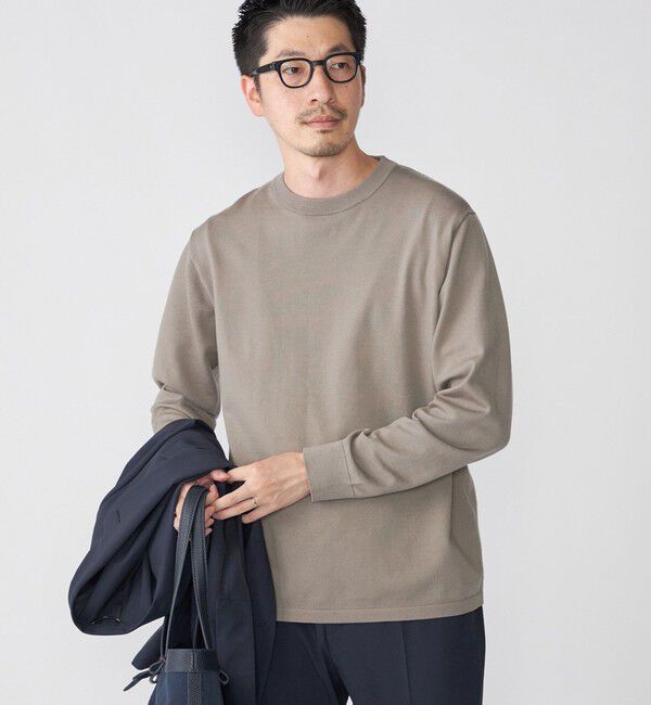 SHIPS「SHIPS: 〈洗濯機可能〉 14ゲージ テックウール クルーネック ニット」|ニット・セーター|