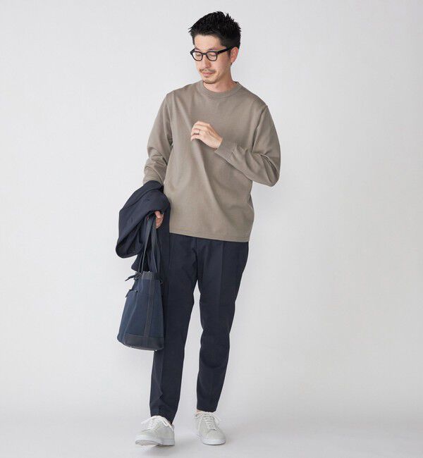 SHIPS「SHIPS: 〈洗濯機可能〉 14ゲージ テックウール クルーネック ニット」|ニット・セーター|