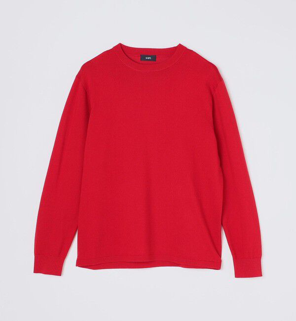 SHIPS「SHIPS: 〈洗濯機可能〉 14ゲージ テックウール クルーネック ニット」|ニット・セーター|