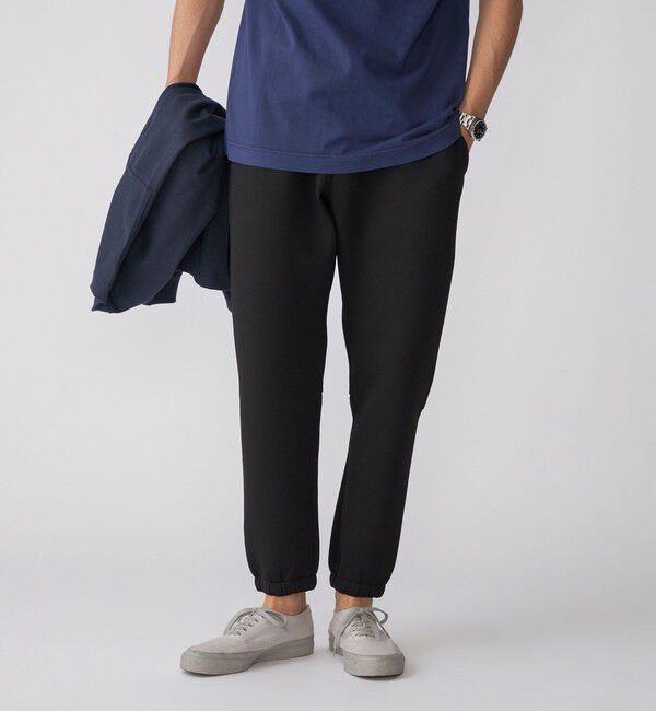 SHIPS「*SHIPS: BULKY AIR ワンポイント ロゴ ジョガー パンツ (セットアップ対応)」|その他|ブラック