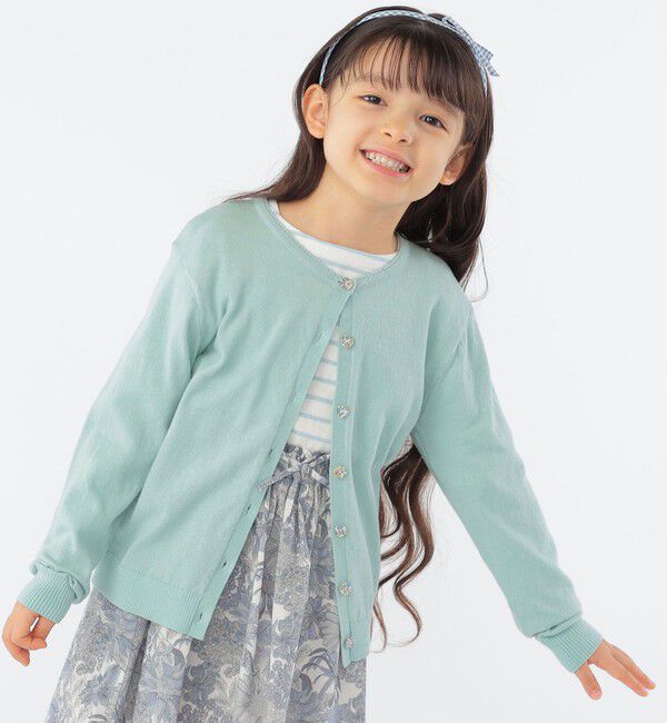 SHIPS KIDS「SHIPS KIDS:100～130cm / リバティ カーディガン」|カーディガン|
