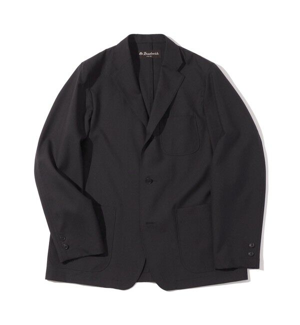 SHIPS「Southwick Gate Label:〈セットアップ対応〉ウール トロピカル ジャケット」|テーラードジャケット|ネイビー