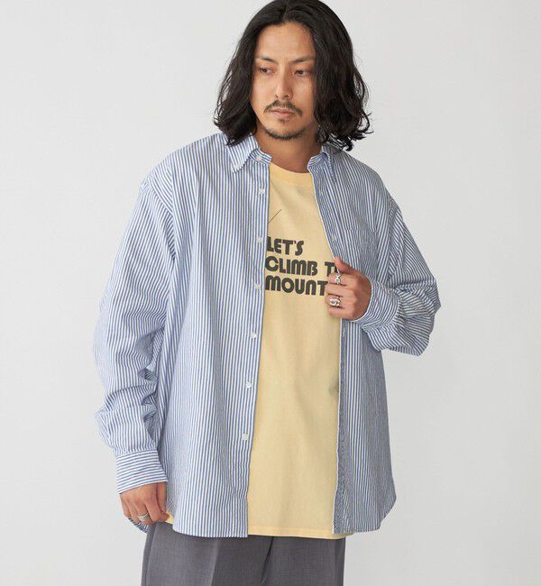 SHIPS「SHIPS: スーピマ コットン ボタンダウン オックスフォード ロングスリーブ シャツ」|シャツ・ブラウス|