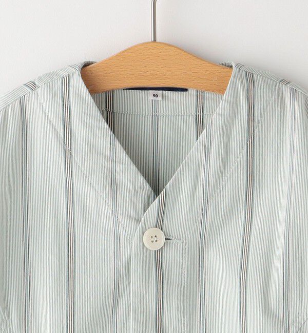 SHIPS KIDS「SHIPS KIDS:80～90cm / カラーレス ワーク シャツ」|シャツ・ブラウス|