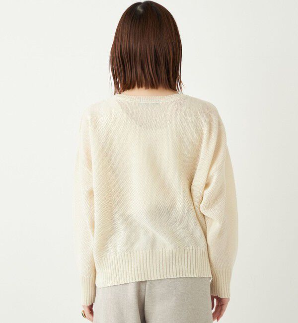 SHIPS Colors 「SHIPS Colors:〈手洗い可能〉ペーパーライク ニット プルオーバー◇」|ニット・セーター|