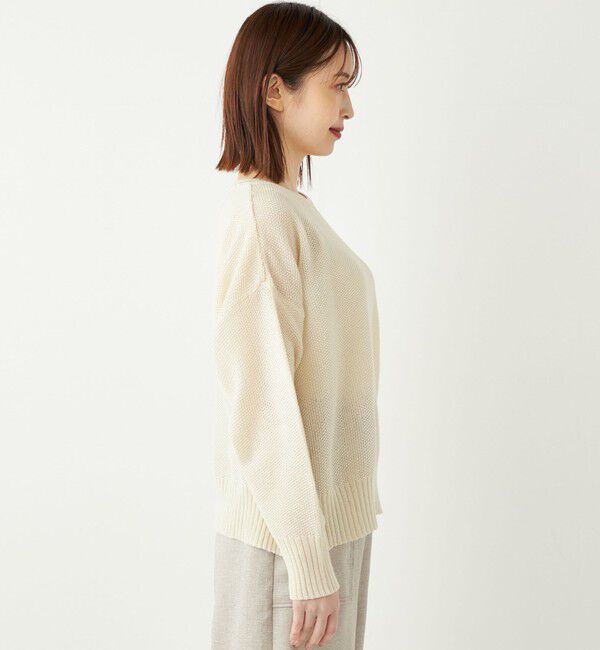 SHIPS Colors 「SHIPS Colors:〈手洗い可能〉ペーパーライク ニット プルオーバー◇」|ニット・セーター|
