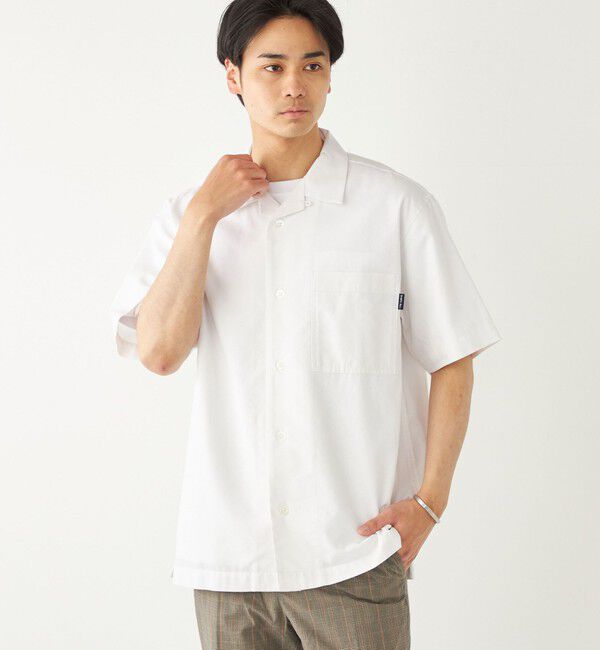 SHIPS Colors 「SHIPS Colors:コットンリネン COOLMAX オープンカラー シャツ◇」|シャツ・ブラウス|