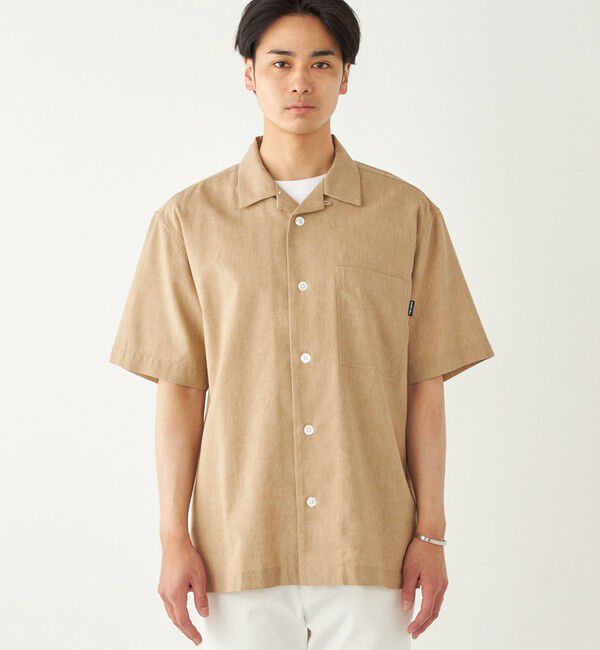SHIPS Colors 「SHIPS Colors:コットンリネン COOLMAX オープンカラー シャツ◇」|シャツ・ブラウス|