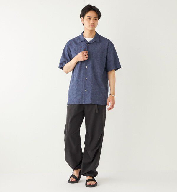 SHIPS Colors 「SHIPS Colors:コットンリネン COOLMAX オープンカラー シャツ◇」|シャツ・ブラウス|