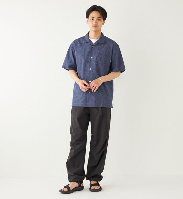 SHIPS Colors 「SHIPS Colors:コットンリネン COOLMAX オープンカラー シャツ◇」|シャツ・ブラウス|