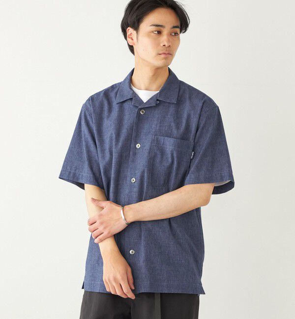 SHIPS Colors 「SHIPS Colors:コットンリネン COOLMAX オープンカラー シャツ◇」|シャツ・ブラウス|