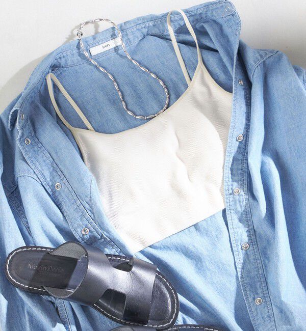 SHIPS for women「〈手洗い可能〉カップ付き ブラトップ◇」|インナー|ナチュラル