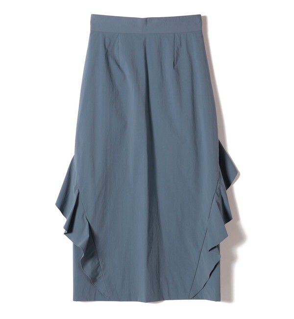 SHIPS for women「【WEB限定】〈手洗い可能〉ドライ ストレッチ ワッシャー 3WAY フリル スカート」|スカート|