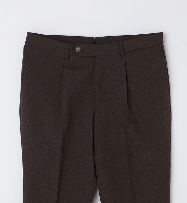 SHIPS「VALDITARO: ウール/モヘヤ シングル3ボタン ブラウンカラー スーツ」|スーツ|