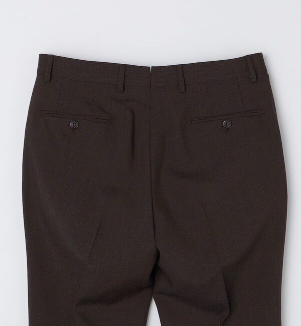 SHIPS「VALDITARO: ウール/モヘヤ シングル3ボタン ブラウンカラー スーツ」|スーツ|