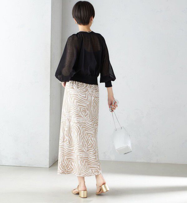 SHIPS for women「〈手洗い可能〉2WAY シアー カーディガン」|カーディガン|