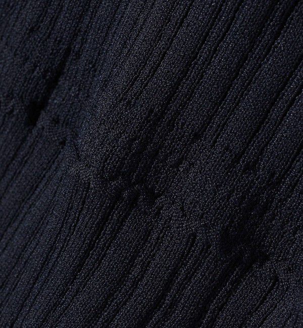 SHIPS Colors 「SHIPS Colors:〈手洗い可能〉変わり編み フレンチスリーブ ニット」|ニット・セーター|