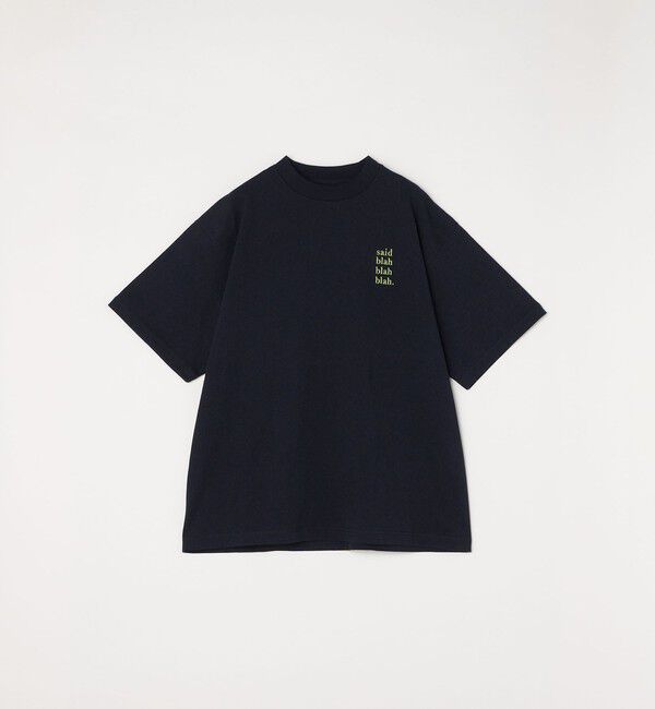 SHIPS any「【WEB限定】SHIPS any: ヘビーウェイト 7.1oz 4ライン ワンポイント ロゴ 刺繍 Tシャツ◇」|Tシャツ・カットソー|