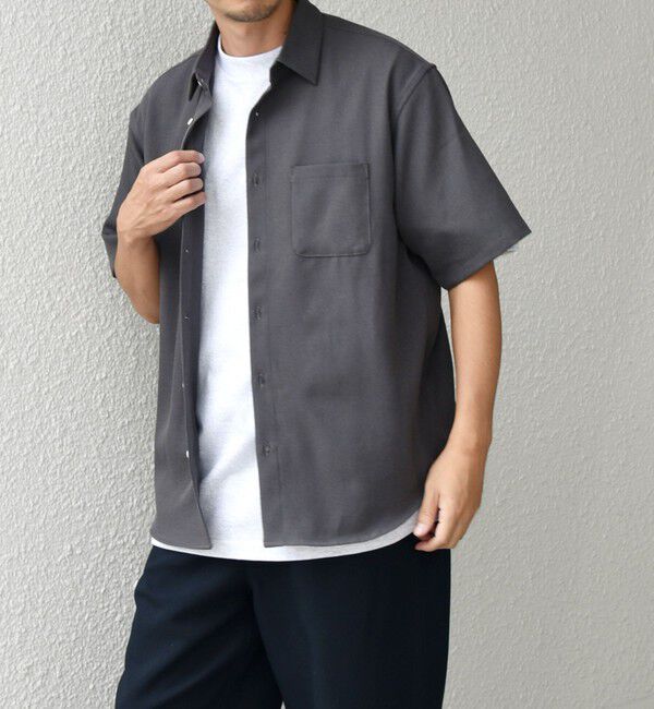 SHIPS any「【WEB限定】SHIPS any: 〈洗濯機可能〉リネン ミックス レギュラーカラー シャツ◇」|シャツ・ブラウス|