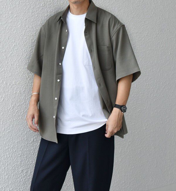 SHIPS any「【WEB限定】SHIPS any: 〈洗濯機可能〉リネン ミックス レギュラーカラー シャツ◇」|シャツ・ブラウス|